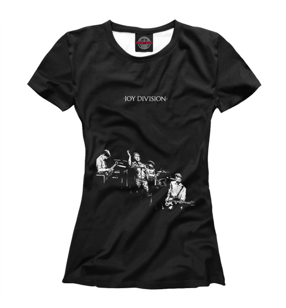 Женская футболка с изображением Joy Division цвета Белый