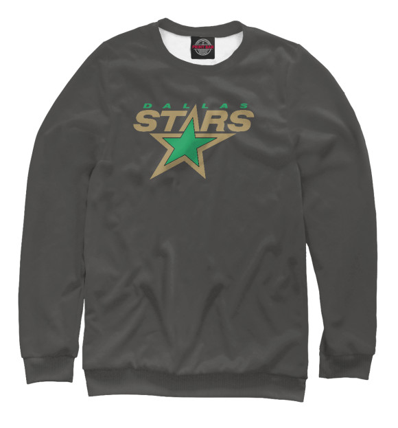 Свитшот для девочек с изображением Dallas Stars цвета Белый