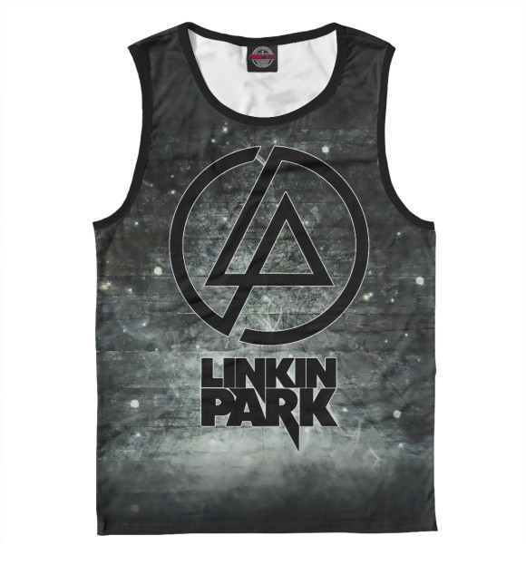 Майка для мальчика с притом Linkin Park цвета Белый Майка для мальчика с изображением Linkin Park цвета Белый