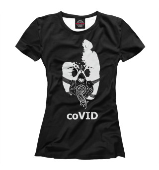 Футболка для девочек CoVID