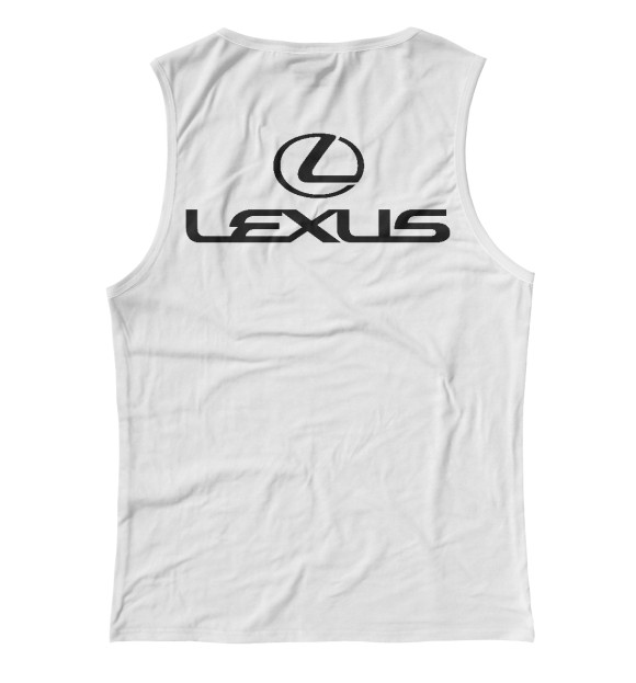 Майка для девочки с изображением Lexus цвета Белый