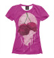 Футболка для девочек Skull Cherry