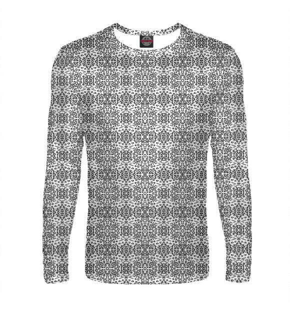 Мужской лонгслив с изображением Пазлики цвета Белый