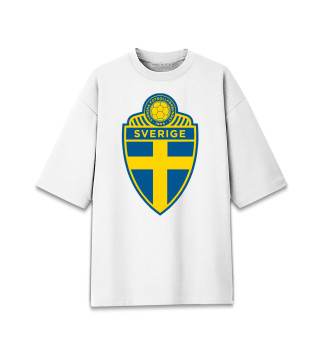 Футболка для девочек оверсайз Сборная Швеции