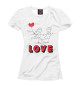 Футболка для девочек LOVE#3