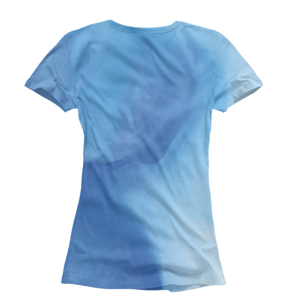 Женская футболка с изображением Мопсянтус цвета Белый