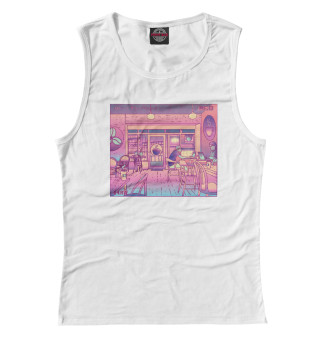 Женская майка Vaporwave Coffeeshop