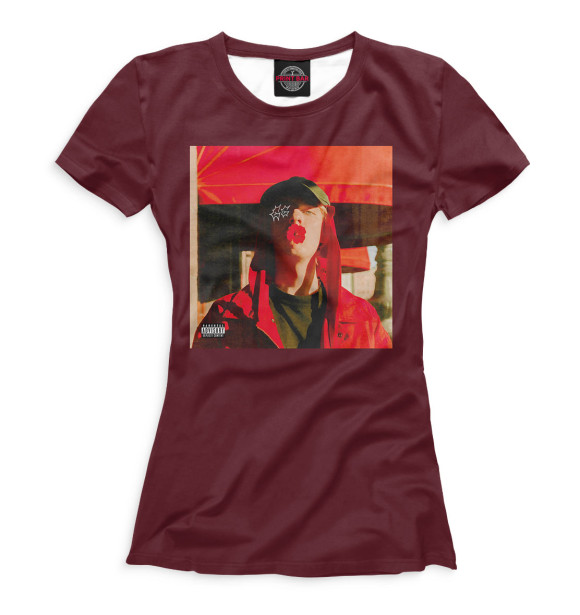 Футболка для девочек с изображением Mayot Melon цвета Белый