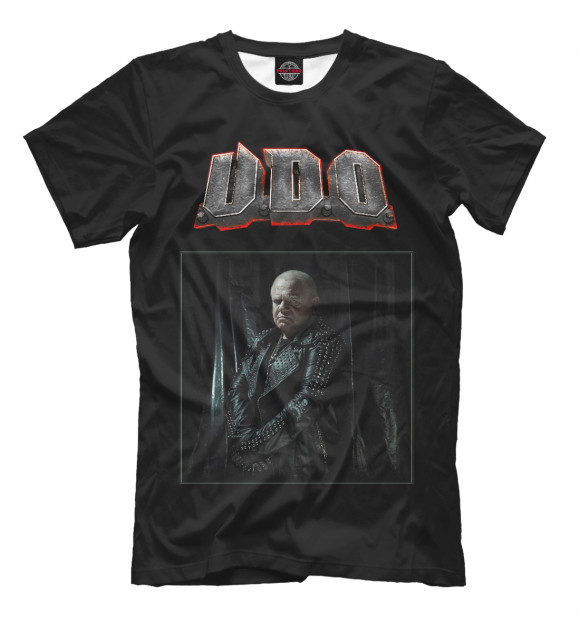 Футболка для мальчиков с изображением Udo Dirkschneider цвета Белый