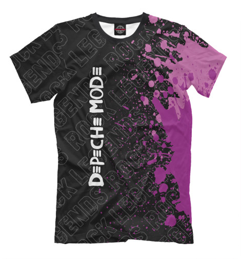 Футболки Print Bar Depeche Mode Rock Legends футболки print bar the beatles rock legends