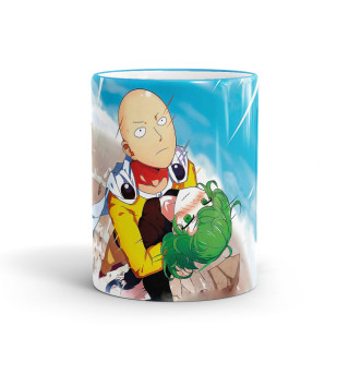 Кружка One-Punch Man сайтама и тацумаки