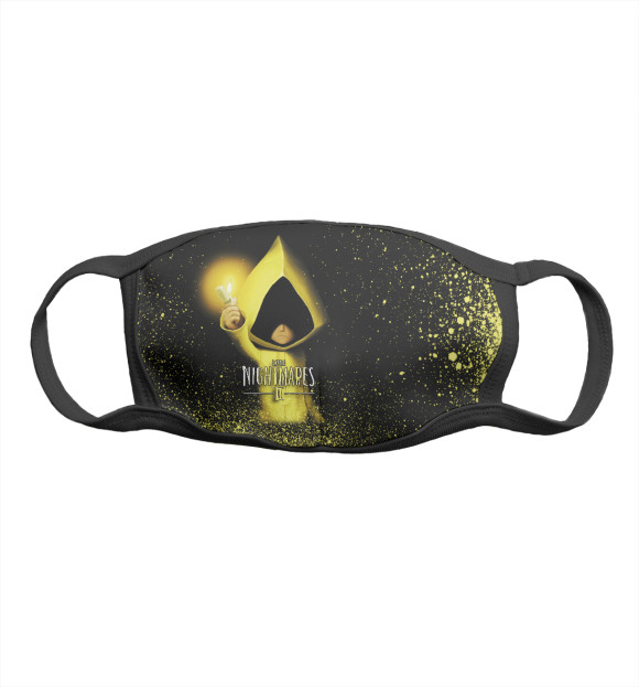 Маска тканевая с изображением Little Nightmares 2 цвета Белый