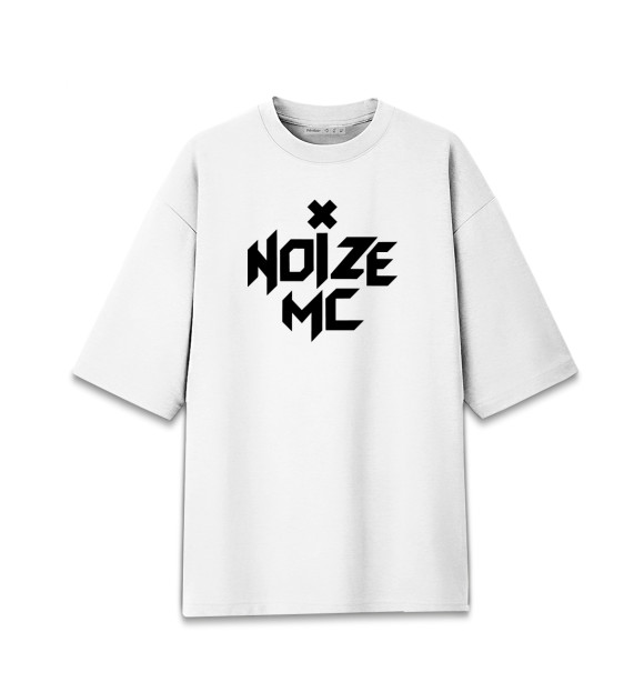 Женская футболка оверсайз с изображением Noize MC цвета Белый