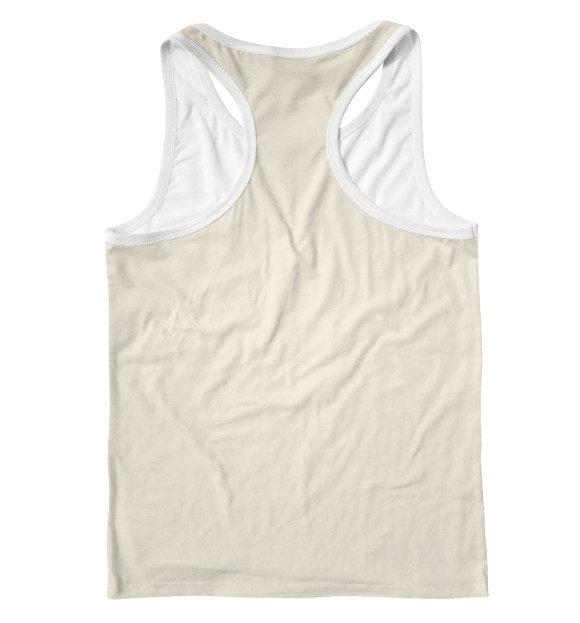 Мужская майка-борцовка с изображением Punk Rock цвета Белый