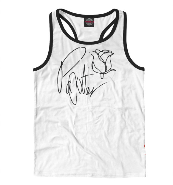 Мужская майка-борцовка с изображением Payton Moormeier цвета Белый