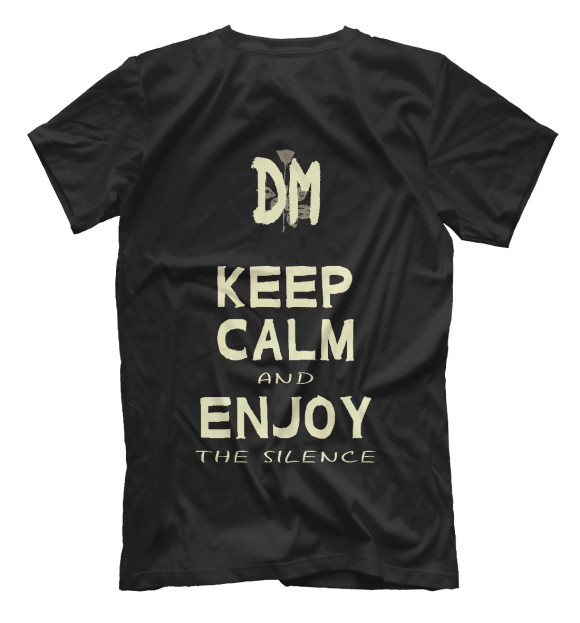 Мужская футболка с изображением Depeche Mode - Enjoy the Silence цвета Белый