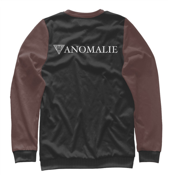Женский свитшот с изображением Anomalie цвета Белый