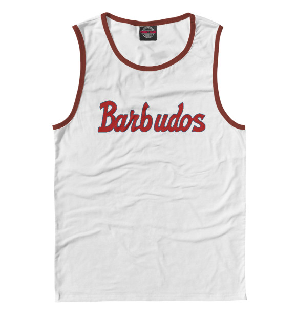 Майка для мальчика с изображением Barbudos (Бородачи) цвета Белый