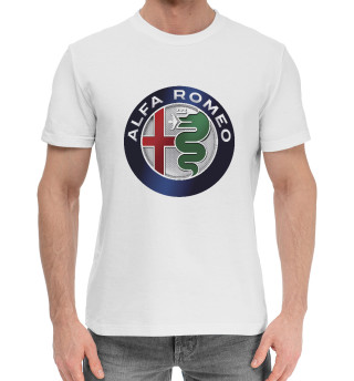 Хлопковая футболка для мальчиков Alfa Romeo