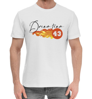 Мужская хлопковая футболка Команда мечты 43