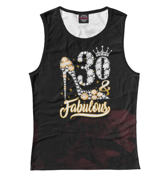 Майка для девочки с изображением 30 Fabulous цвета Белый
