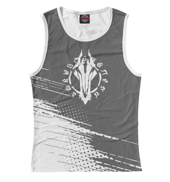 Женская майка с изображением Darksiders цвета Белый