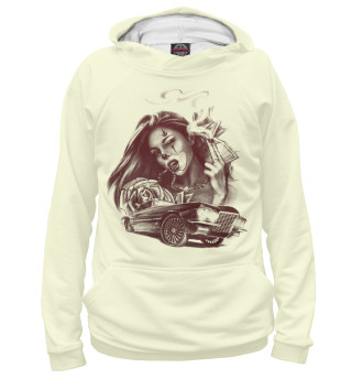 Женское худи Gangsta girl