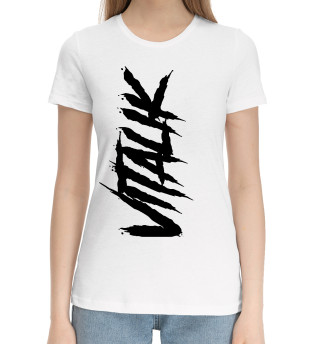 Хлопковая футболка для девочек Vitalik