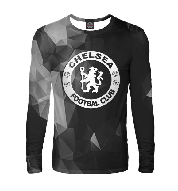 Мужской лонгслив с изображением Chelsea Metal цвета Белый