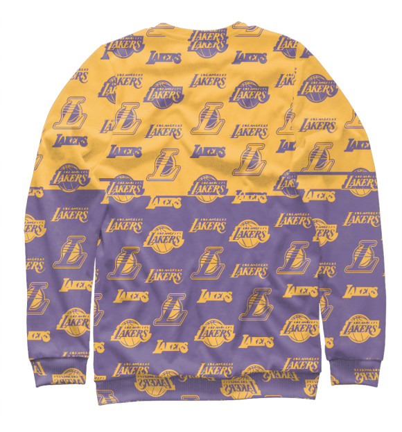 Мужской свитшот с изображением Los Angeles Lakers цвета Белый