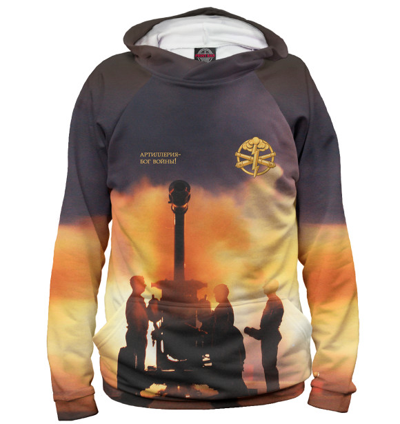 Женское худи с изображением РВИА цвета Белый