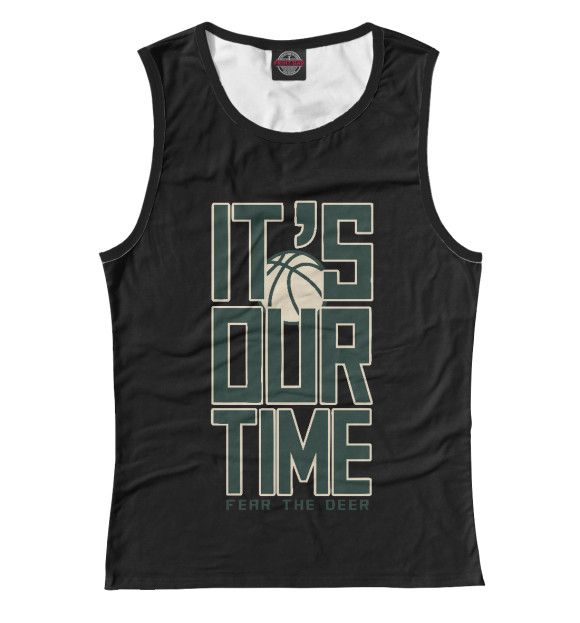 Майка для девочки с изображением Милуоки - Наше Время цвета Белый