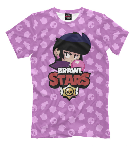 Мужская футболка с изображением Brawl Stars Bibi цвета Белый