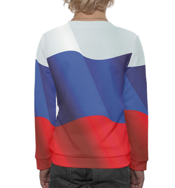 Свитшот для мальчиков с изображением Путин цвета Белый