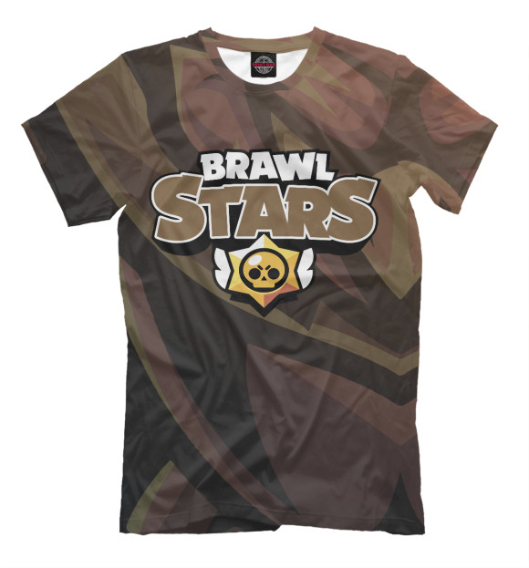 Мужская футболка с изображением Brawl Stars цвета Белый
