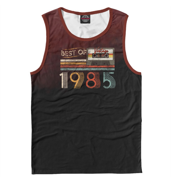 Майка для мальчика с изображением Best Of 1985 Birthday цвета Белый
