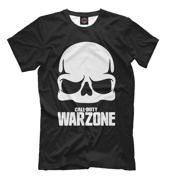Мужская футболка с изображением Call of Duty Warzone цвета Белый