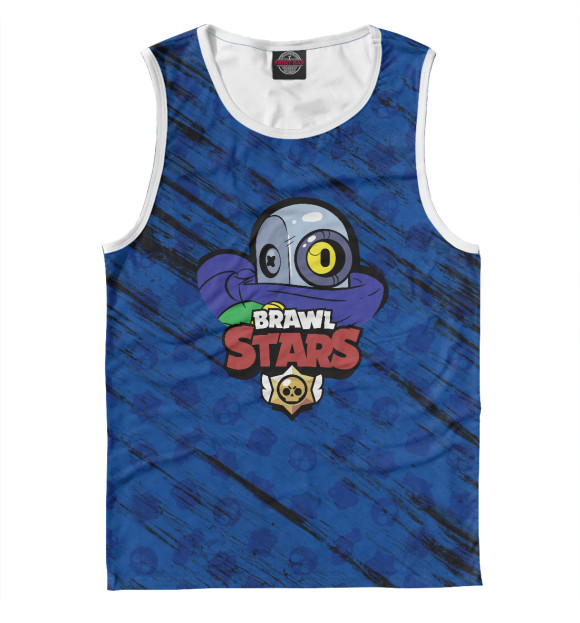 Майка для мальчика с изображением Brawl Stars: Ricochet цвета Белый