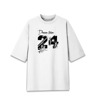 Женская футболка оверсайз Dream team 24