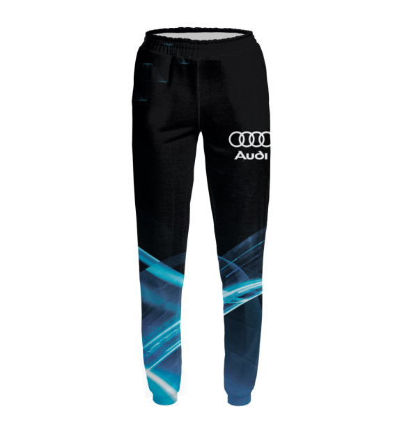 Женские спортивные штаны с изображением Audi цвета Белый