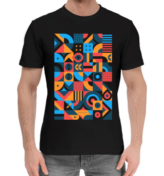 Мужская хлопковая футболка Geometry