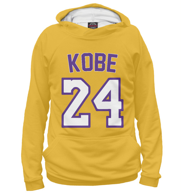Мужское худи с изображением Kobe 24 цвета Белый