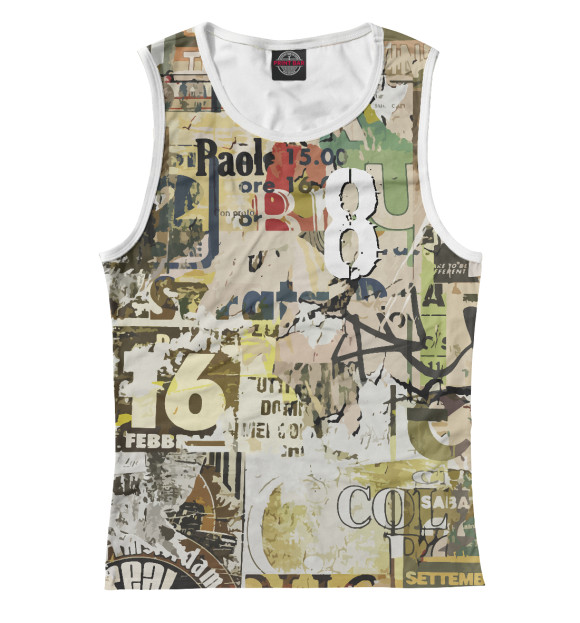 Майка для девочки с изображением Цифра 8 цвета Белый