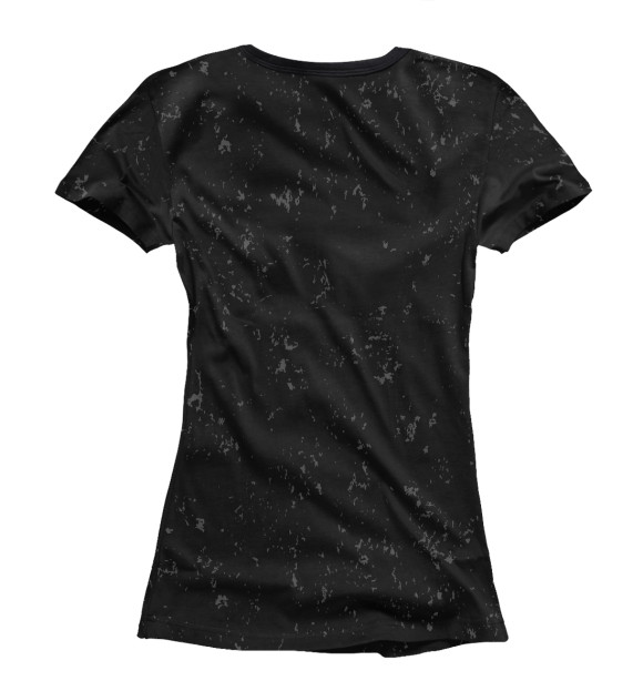 Женская футболка с изображением Nirvana Glitch Black цвета Белый