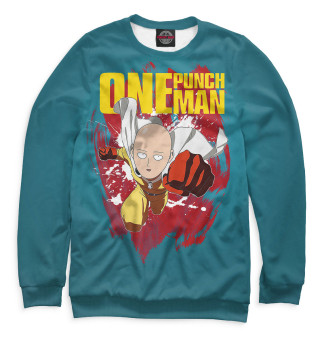 Женский свитшот One-Punch Man сайтама и логотип