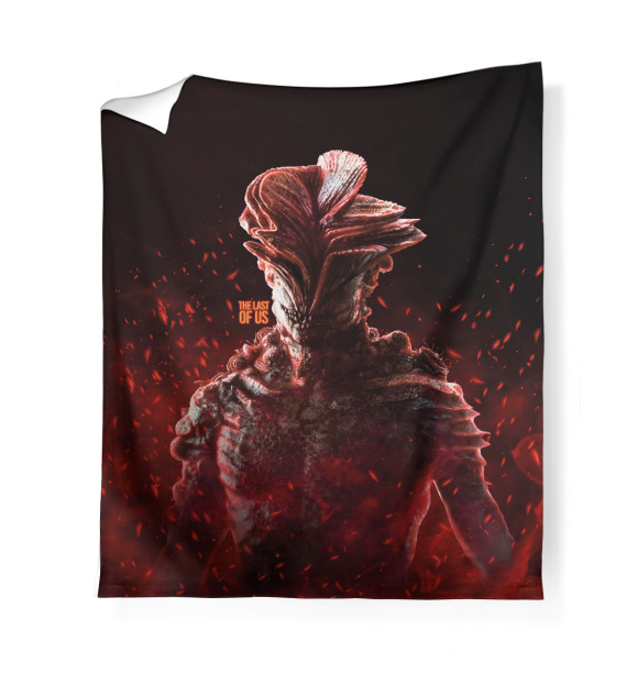 Плед с изображением Щелкун The Last of Us цвета Белый