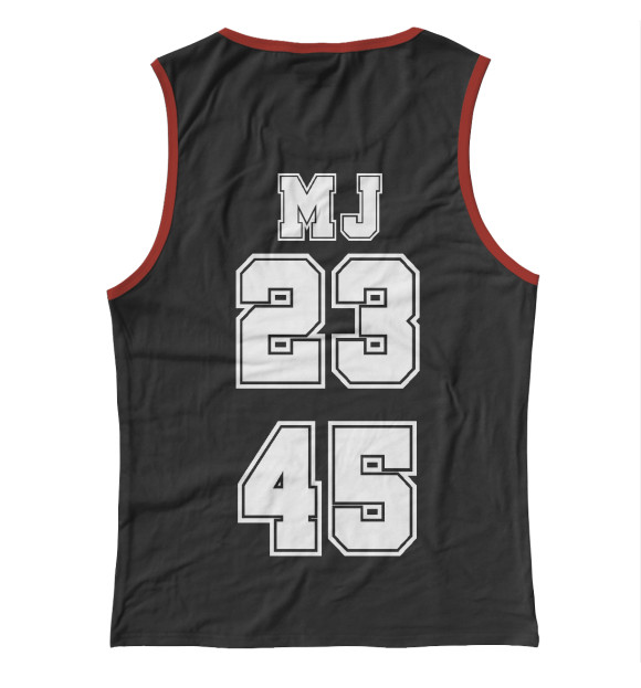 Майка для девочки с изображением MJ 23vs45 цвета Белый