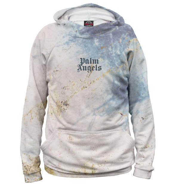 Мужское худи с изображением Palm Angels цвета Белый