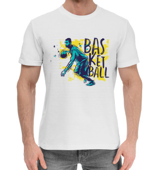 Хлопковая футболка для мальчиков Баскетбол