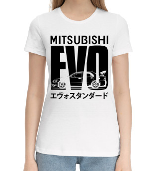 Хлопковая футболка для девочек EVO